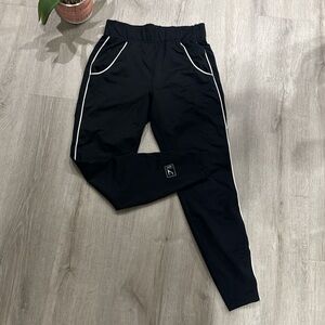 Gymshark Black Joggers with White Accents